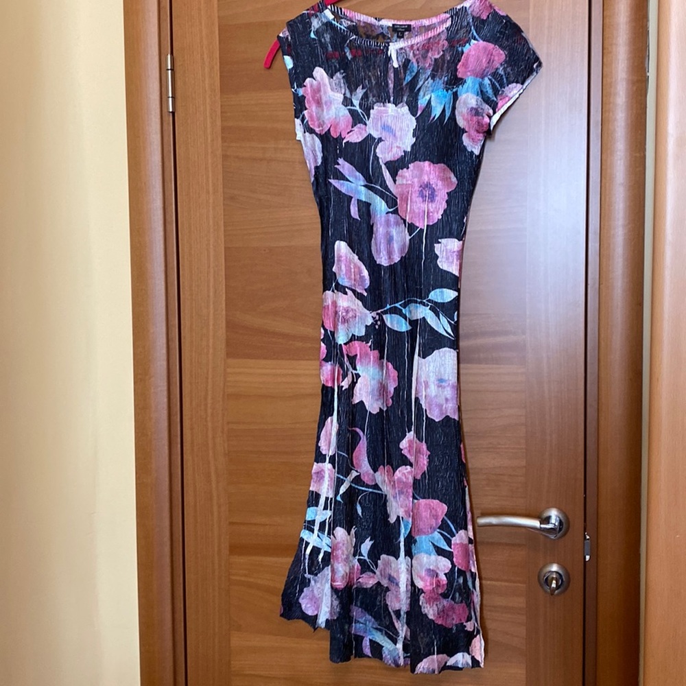 New Komarov MIDI Carnation Floral Dress L with tag NWT